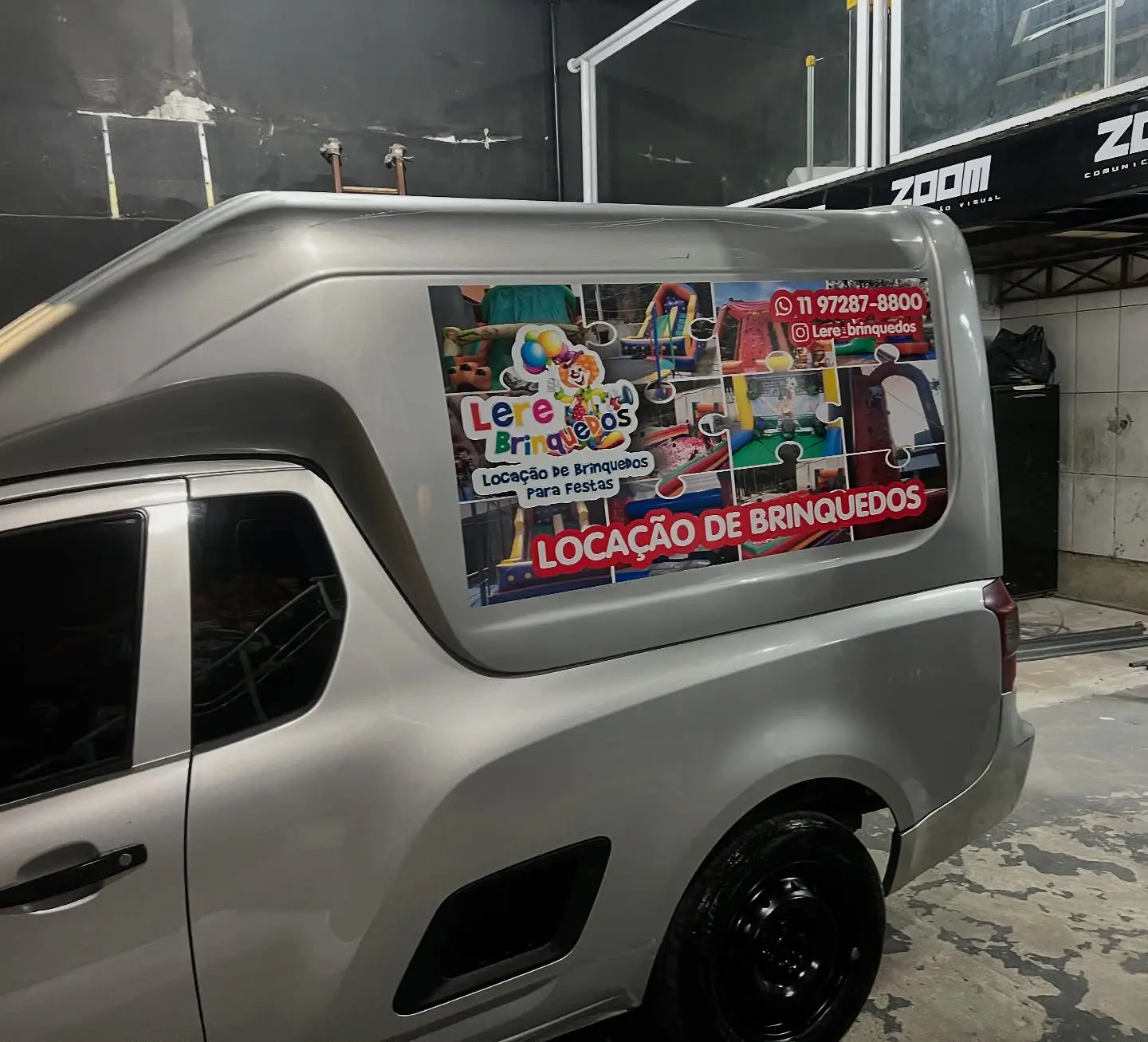Adesivagem de utilitário Lere Brinquedos — Zoom Comunicação Visual
